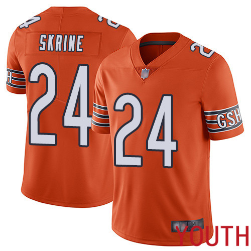 Chicago Bears Limited Orange Youth Buster Skrine Alternate Jersey NFL Football 24 Vapor Untouchable